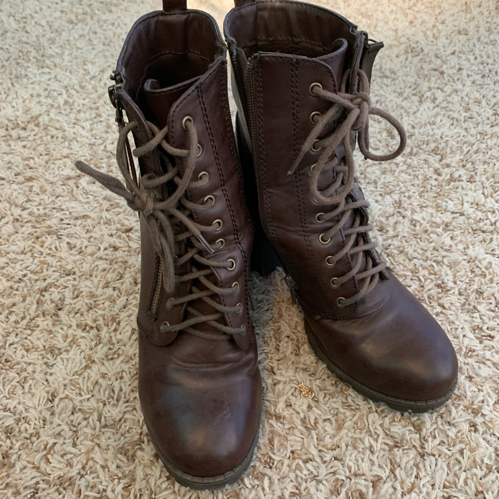 Heeled Boots, Brown
